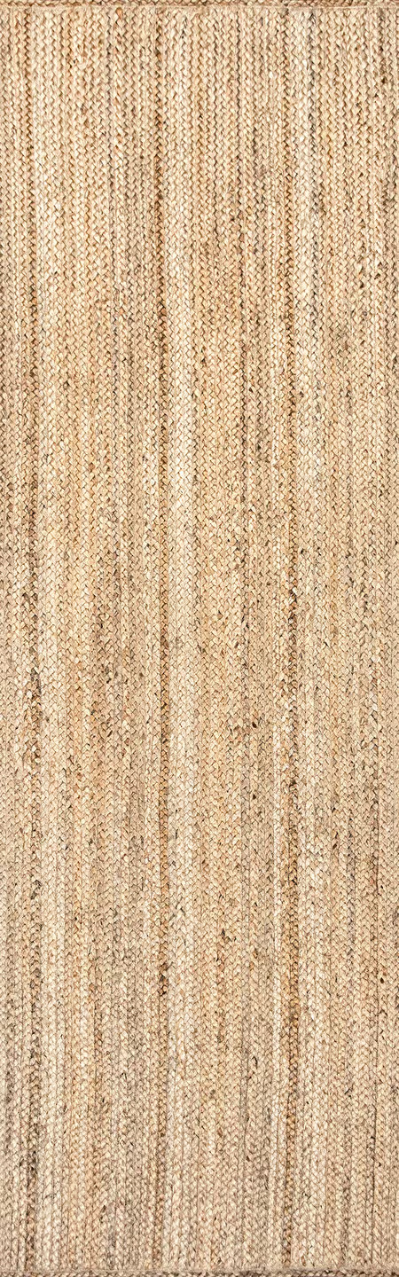 Natural Jute Braided 8' x 10' Area Rug | Rugs USA