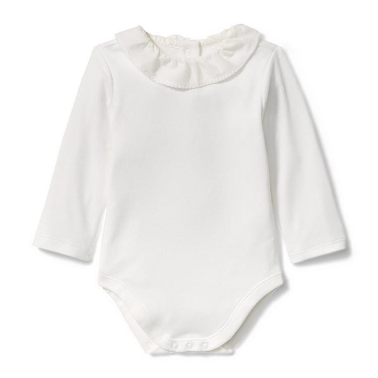 Ruffle Collar Long Sleeve Bodysuit | Janie and Jack