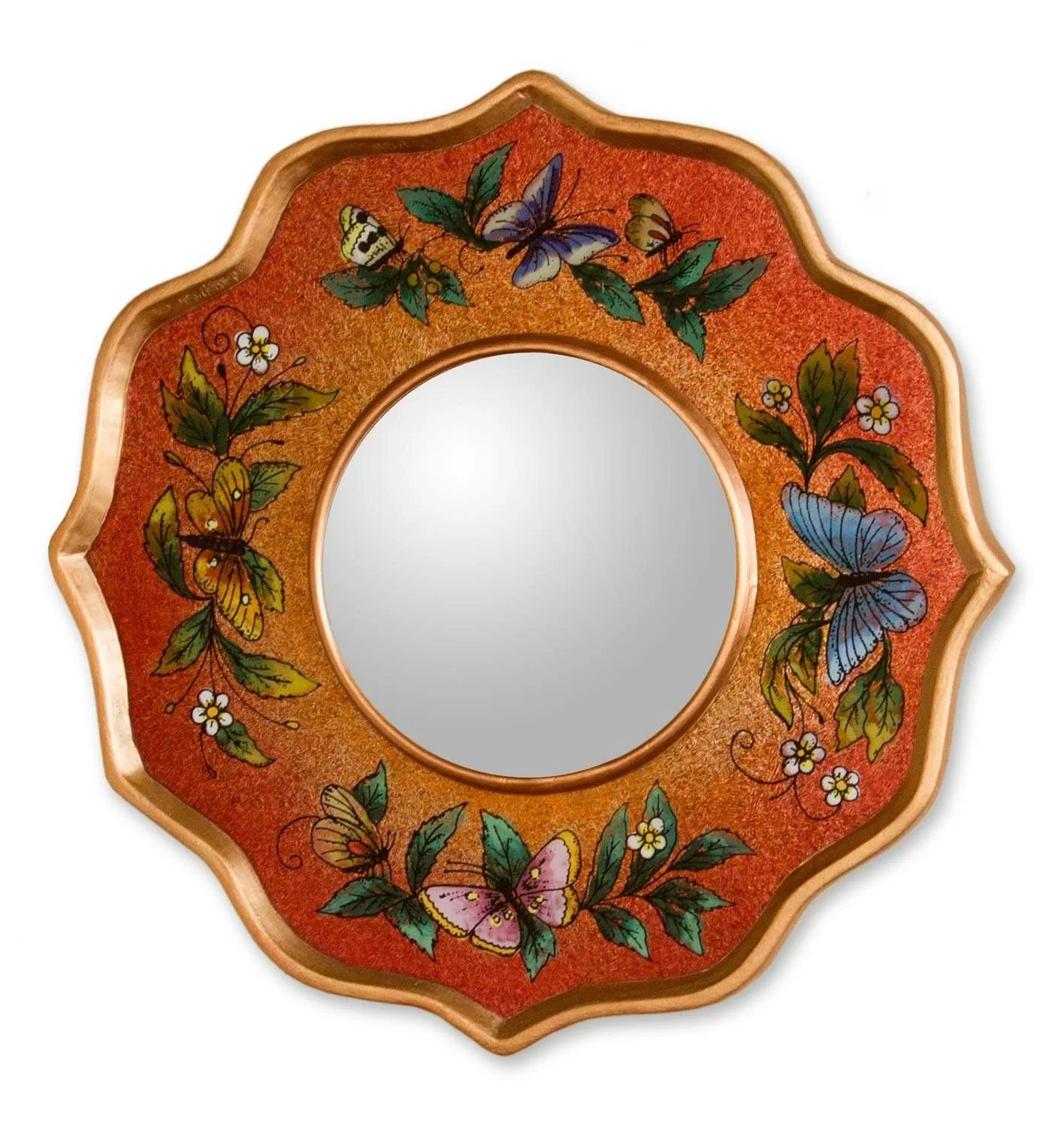 World Menagerie Duncombe Wood Flat Wall Mirror & Reviews | Wayfair | Wayfair North America