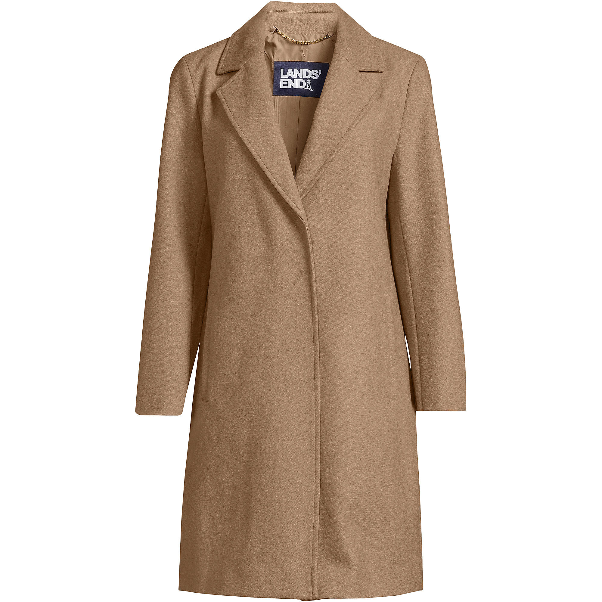 Women's Wool Classic Coat | Lands' End (US)