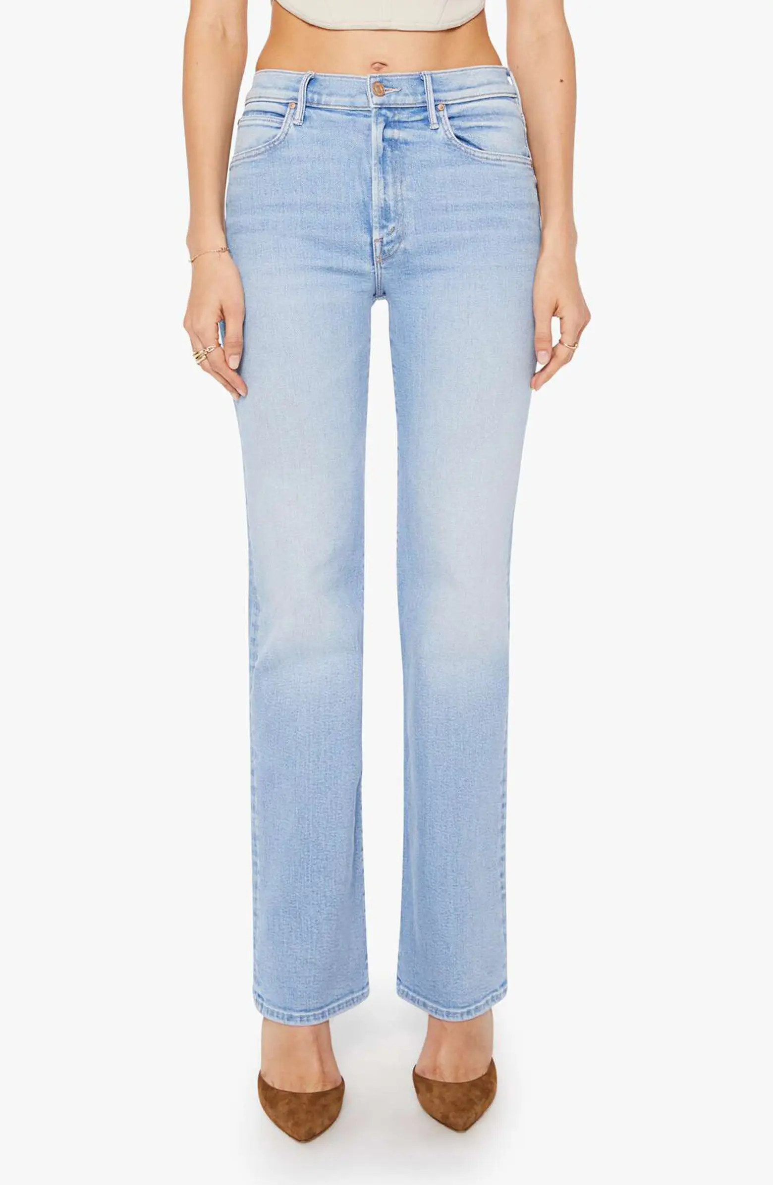 MOTHER The Kick It High Waist Straight Leg Jeans | Nordstrom | Nordstrom