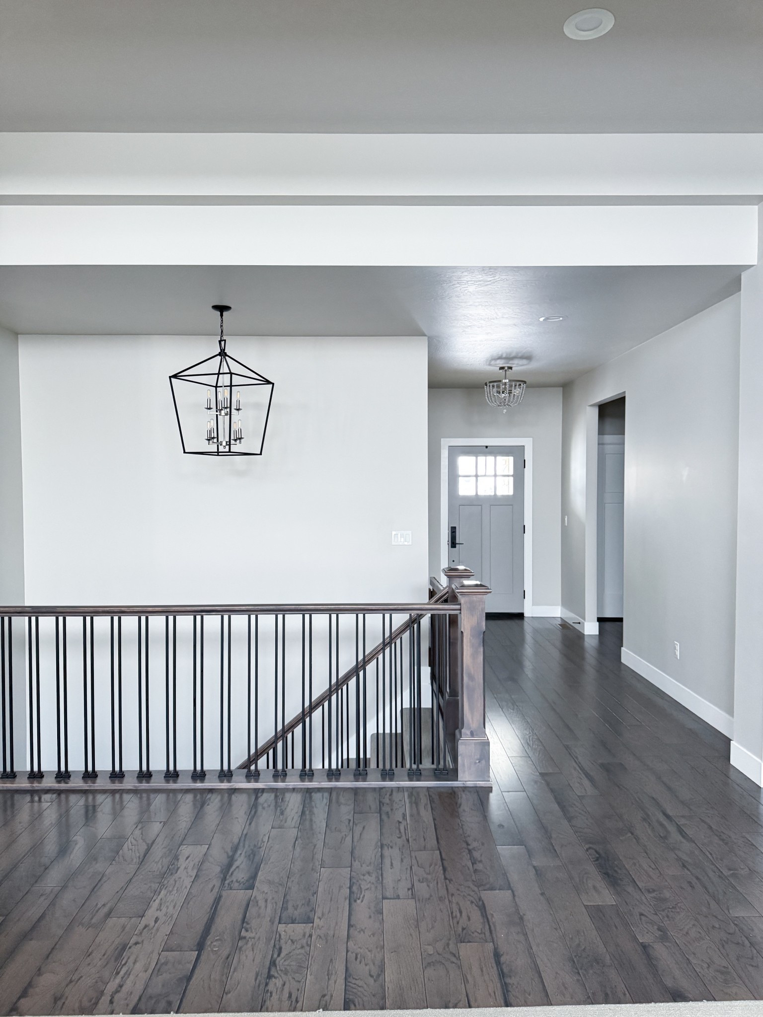 Resharing our beautiful, huge lantern chandelier off of our entry way over our stairs. We have had this light fixture in our home since we designed & built our home in 2018. Also, tagging our 6 pane, craftsman style front door painted Dorian Gray. 

Height: 39-1/4"
Width: 26” 

Lighting - Light Fixture - Interior Design - Neutral Home - Entry Way Finishes 


#LTKHome