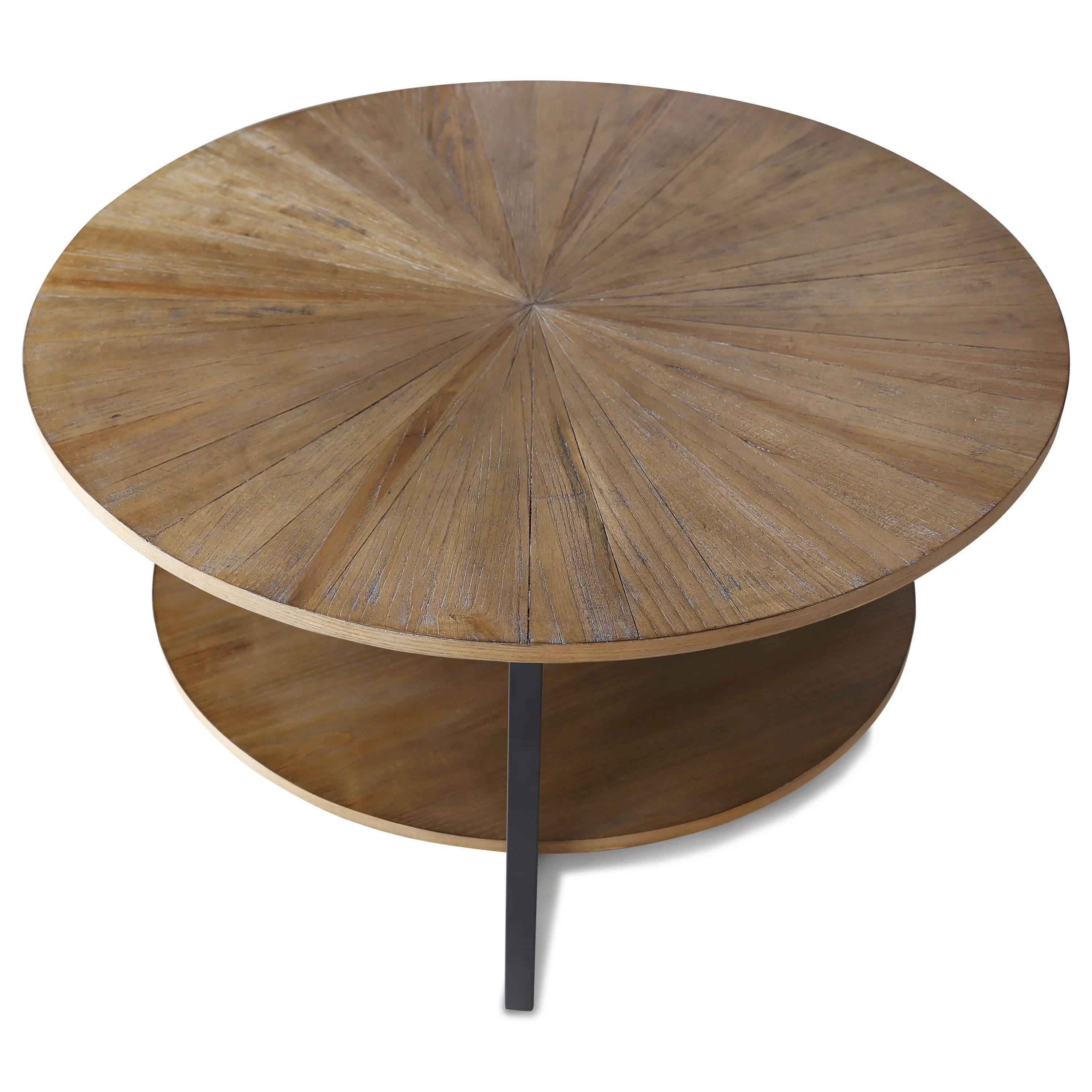 35.27'' Round Coffee Table With Storage | Wayfair North America