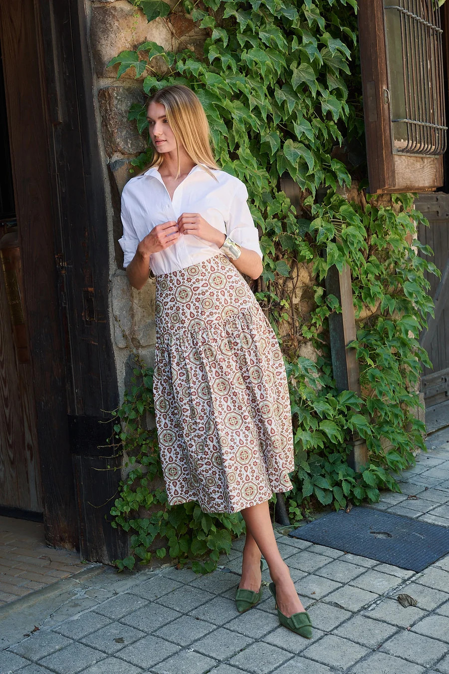 Circle Skirt Poplin | Julia Amory
