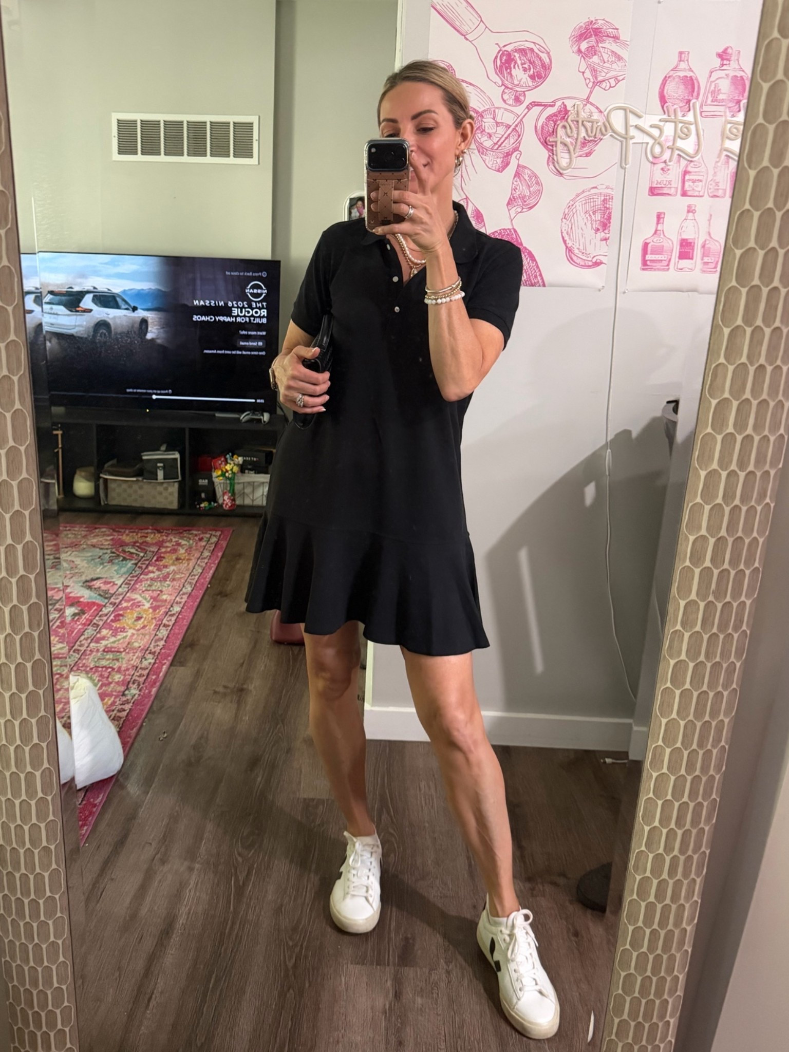 The easiest dress. Fits tts.