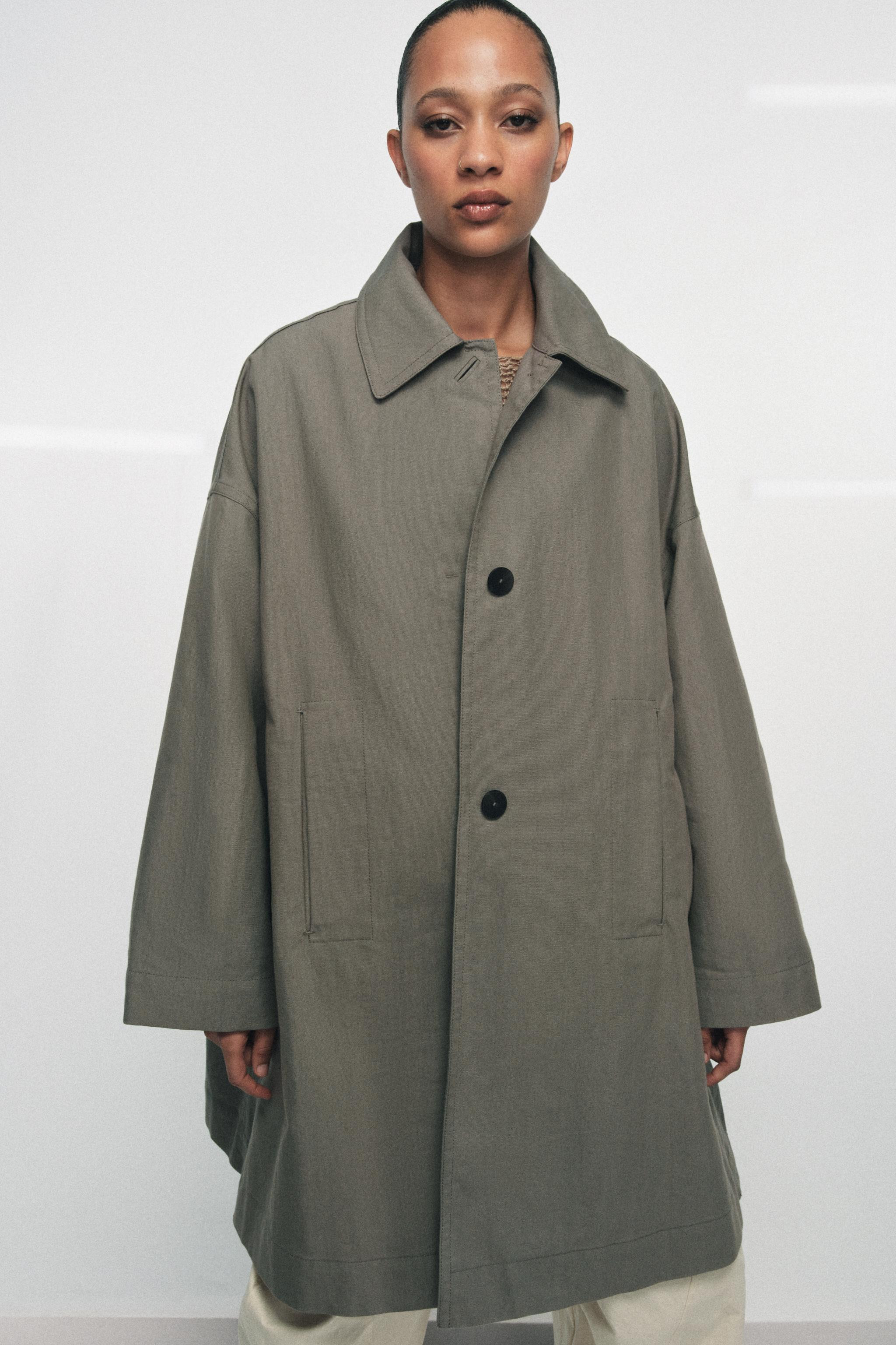 ZW COLLECTION OVERSIZED TRENCH | Zara US
