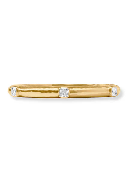 Julie Vos Catalina Cubic Zirconia Hinge Bangle Bracelet | The Willow Tree