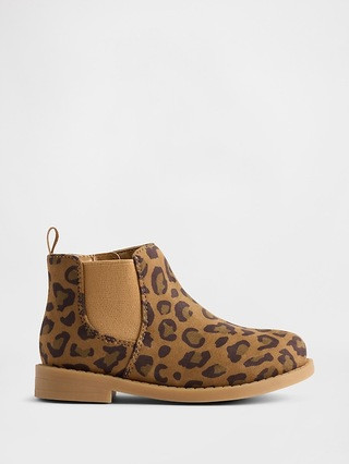 Toddler Leopard Chelsea Boots | Gap Factory