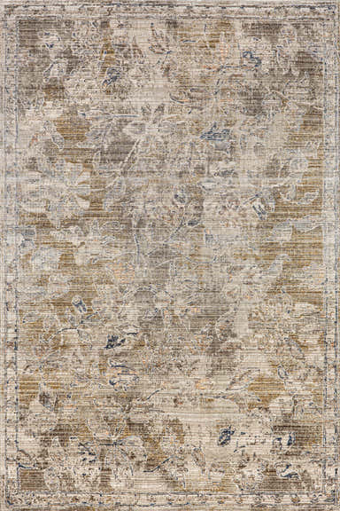 Camile Vintage Washable Indoor/Outdoor Rug | Beige | Rugs USA