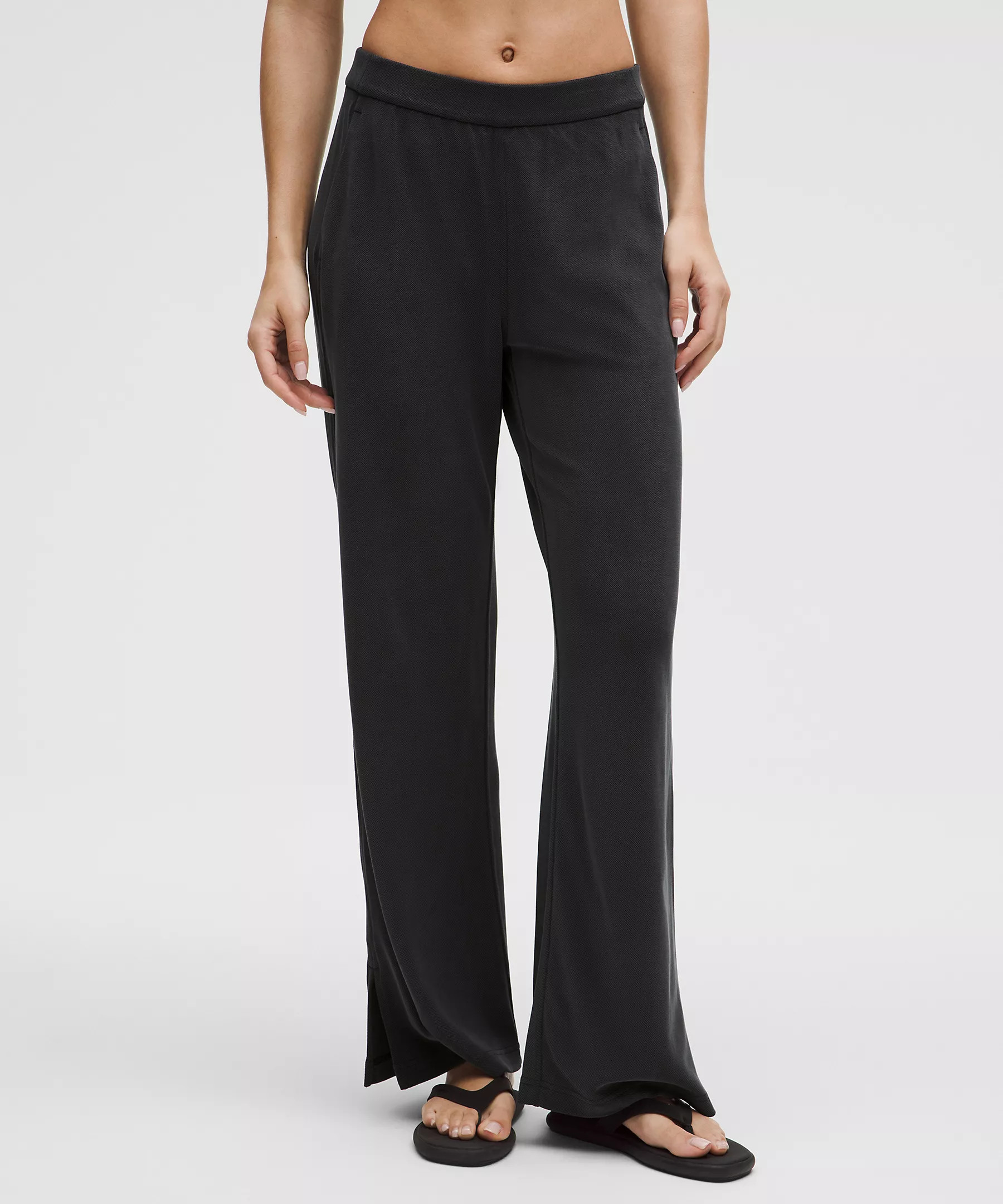 Softstreme High-Rise Wide-Leg Pique Pant | Lululemon (US)