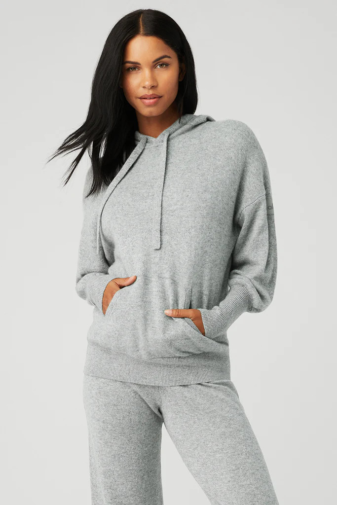 Cashmere Jet Set Hoodie - Dove Grey Heather | Alo Yoga (US)