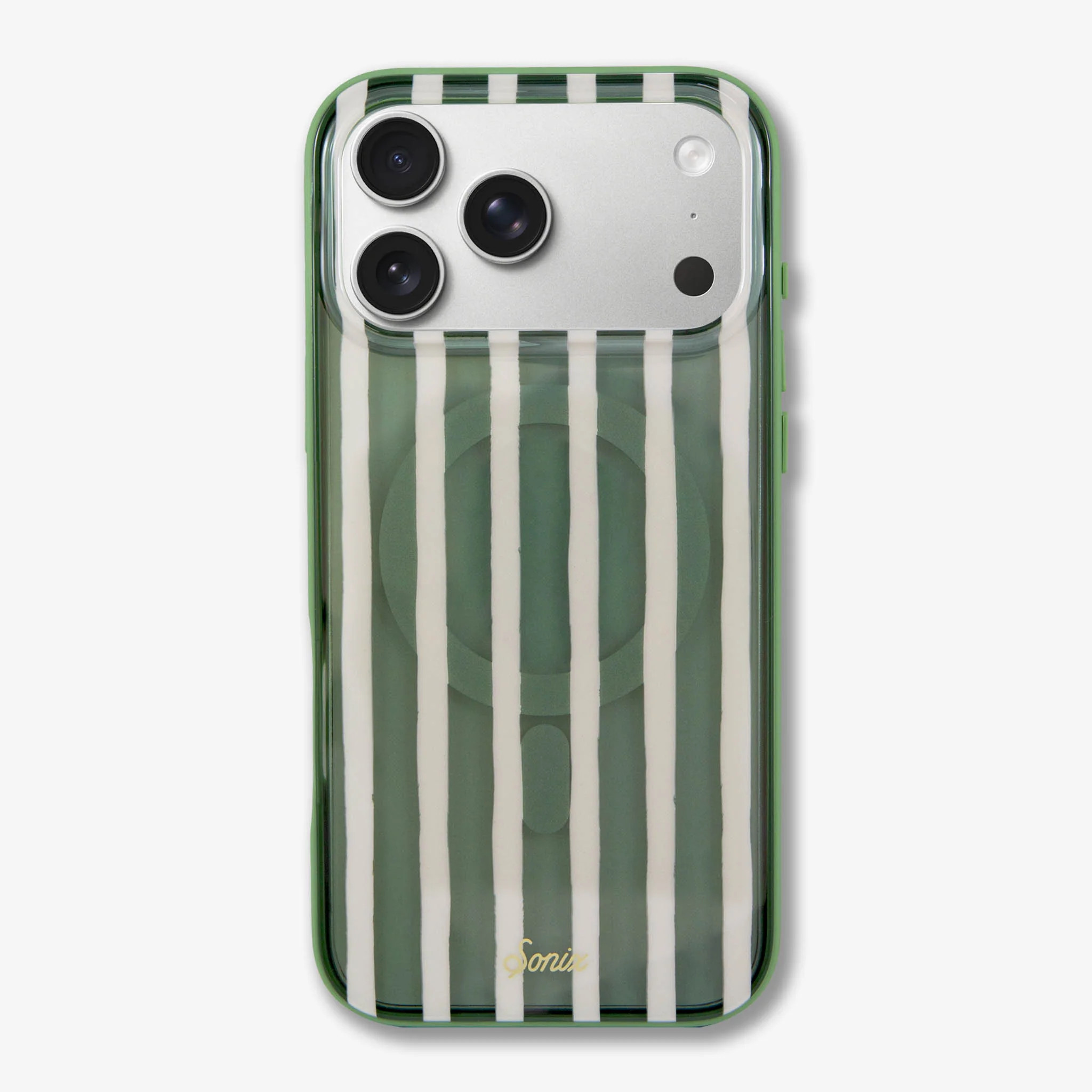 Abstract Stripe Sage MagSafe® Compatible iPhone Case | Sonix