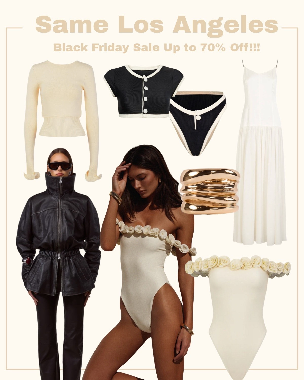 Black Friday at Same Los Angeles 🤍 Up to 70% off my favorite timeless, elevated pieces. Chic swim, classic dresses, and minimal silhouettes with a twist. Perfect for holiday styling + year-round capsules ✨ #samelosangeles #blackfridaysale

#LTKHoliday #LTKSaleAlert #LTKCyberWeek