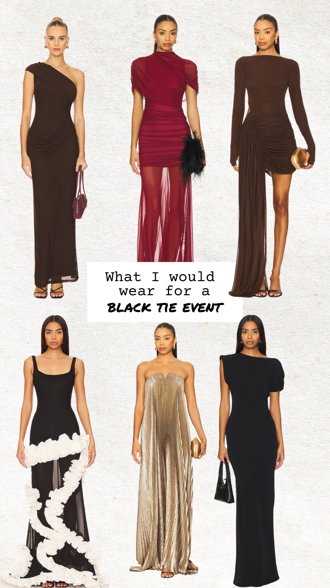 What I would wear to a black tie event 

#LTKpartywear #LTKdresses #LTKwedding