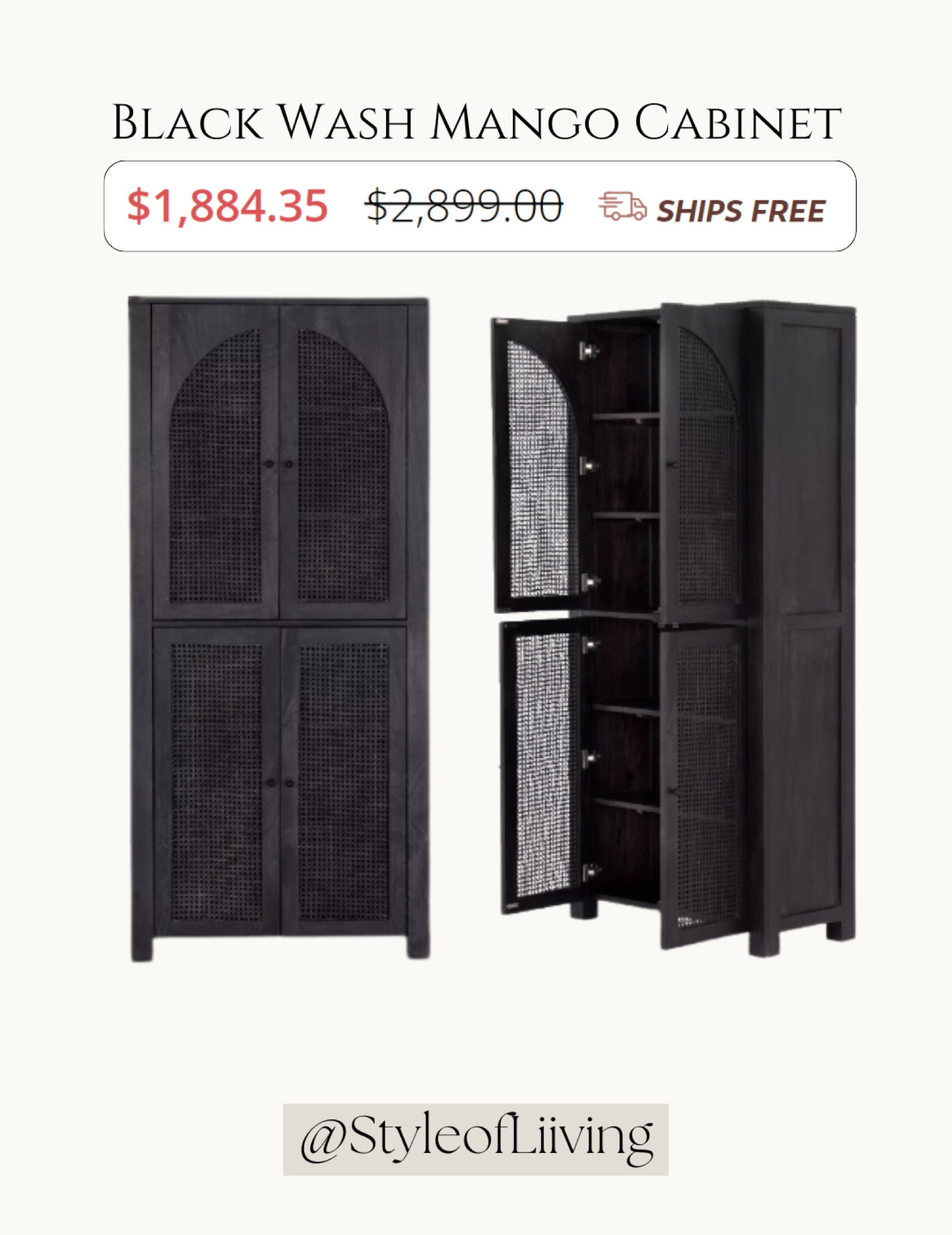 Black wash mango wood cabinet four hands Scout & Nimble. On sale ships free. 

#LTKSaleAlert #LTKStyleTip #LTKHome
