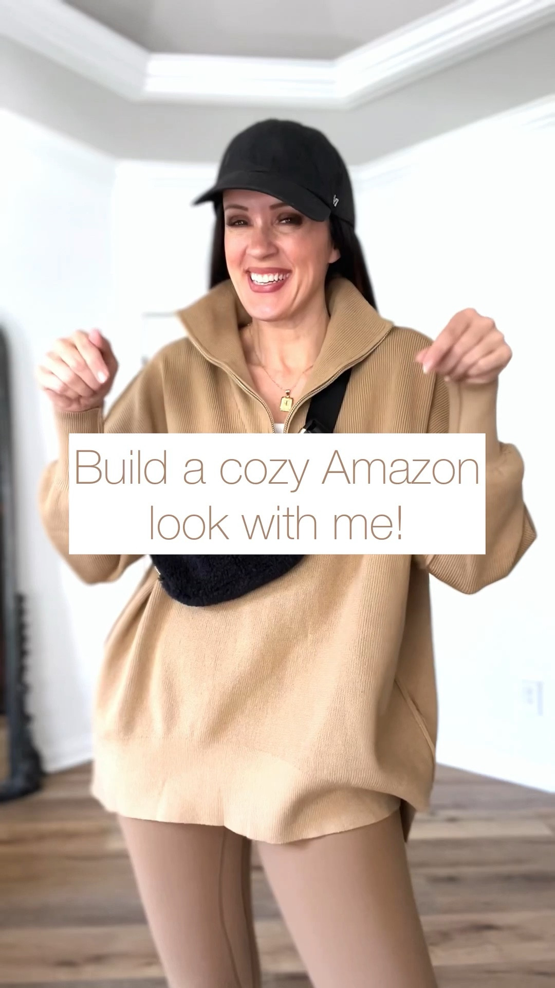 Building a cozy Amazon look!

Sizing:
Quarter zip-very oversized. Wearing medium in the color khaki
Leggings-run tts, wearing small in Coca Mocha
Shoes-run TTS

Travel look | travel outfit | Amazon fashion | Lululemon inspired leggings | cozy look | quarter zip | pullover | oversized sweater | casual look 


#LTKunder50 

#LTKtravel #LTKstyletip