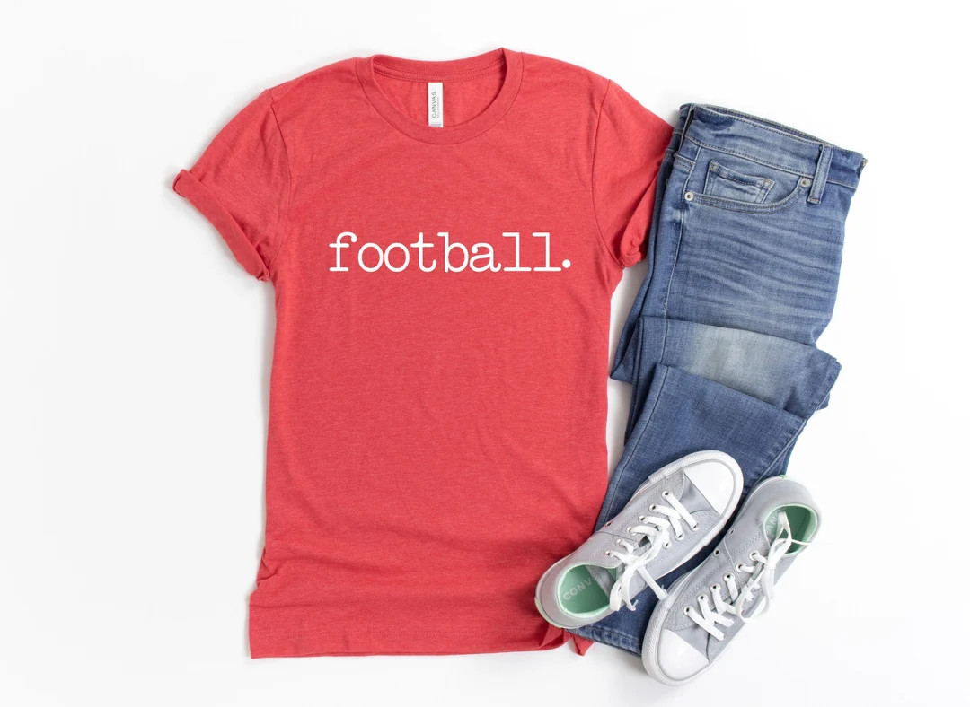 Football Shirt, Team Colors Football Tshirt, Gameday T-shirt, Football Mom Dad Shirt, Football Se... | Etsy (US)