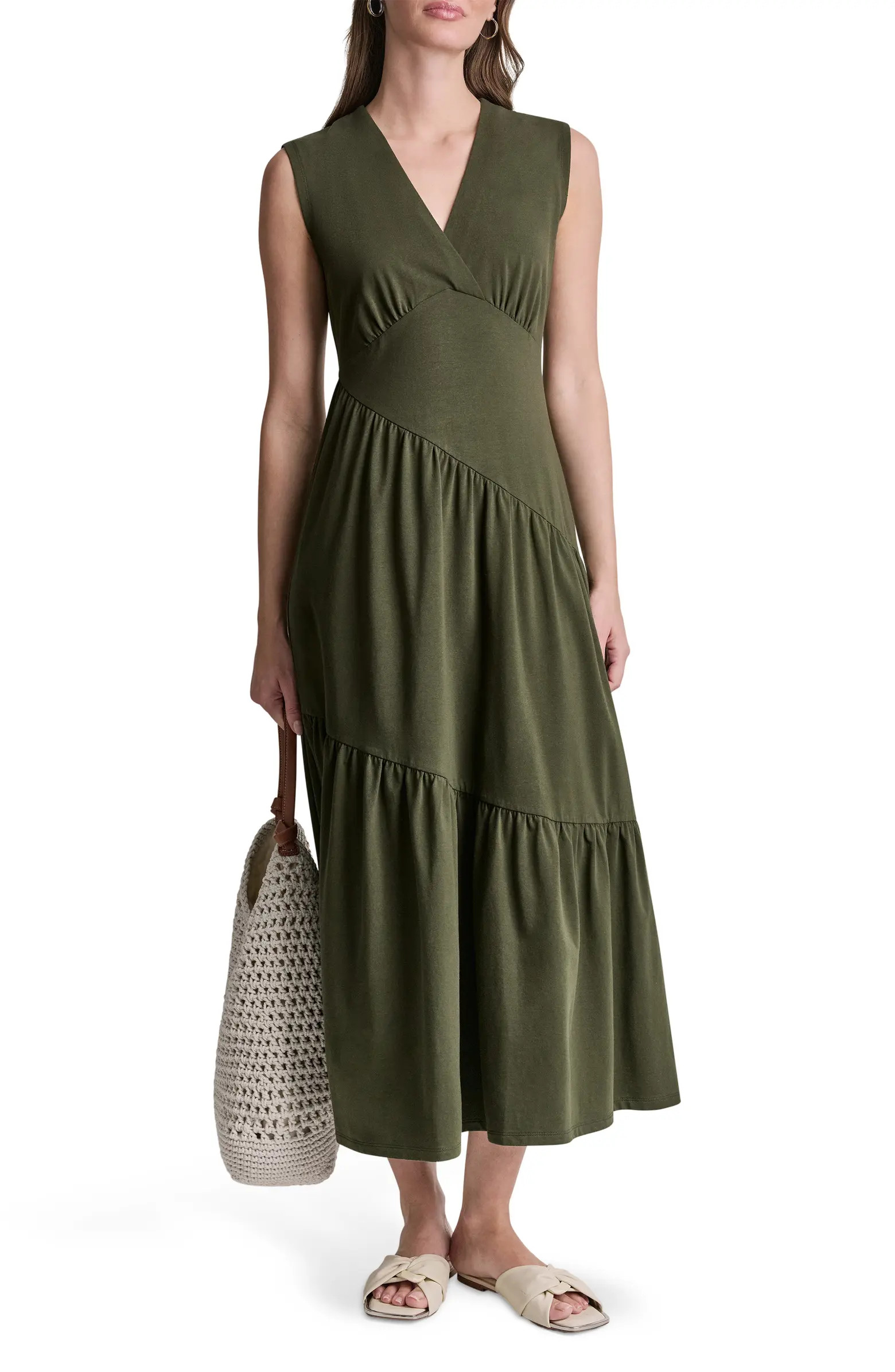 DKNY Stretch Cotton Maxi Dress | Nordstromrack | Nordstrom Rack
