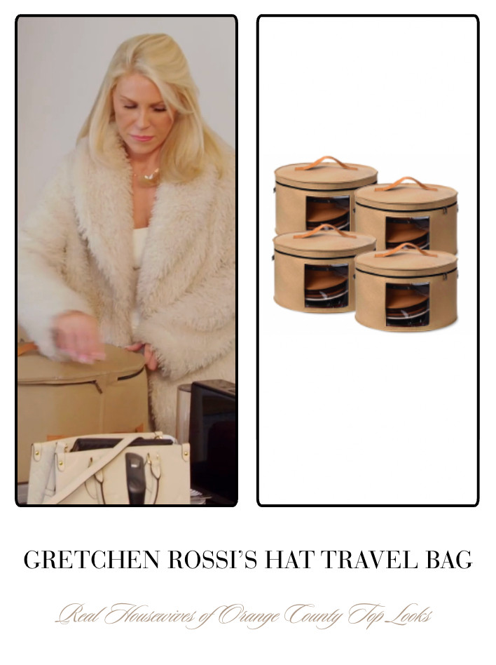 Gretchen Rossi's Hat Travel Bag 

 
