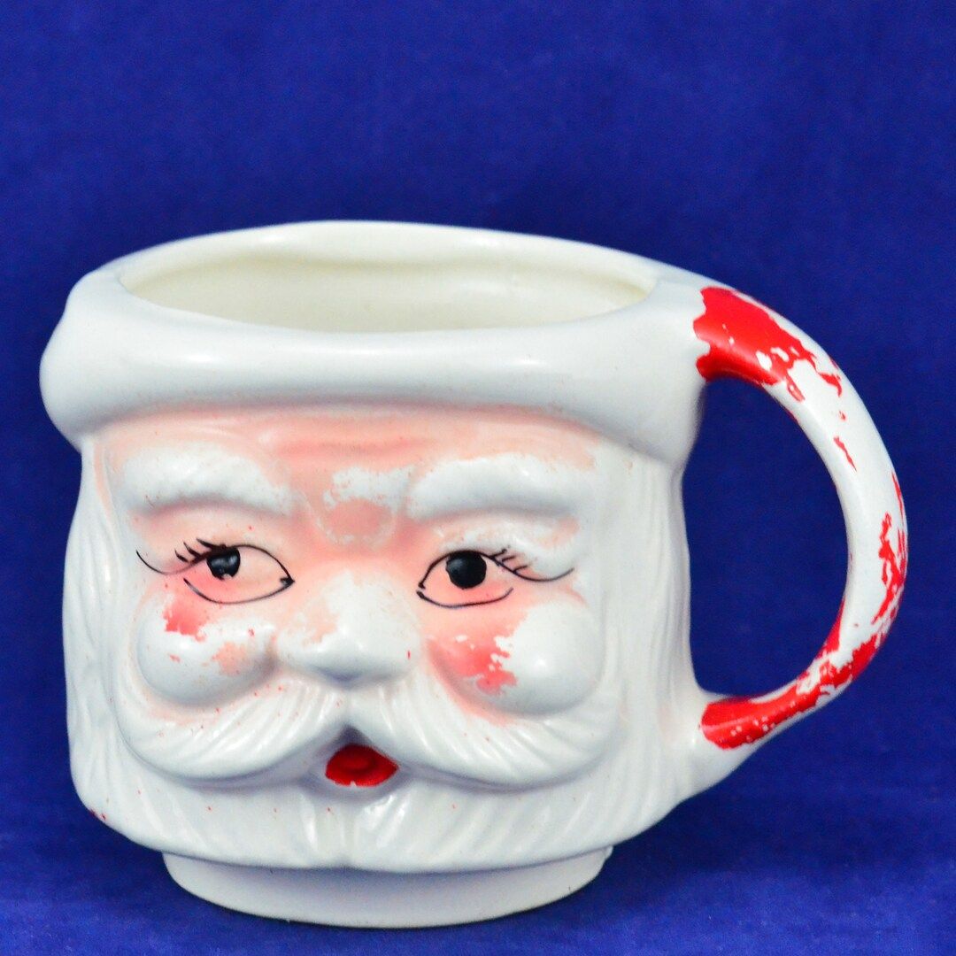 Vintage Ceramic Santa Claus Mug - Christmas Décor - Holiday Decoration - Whimsical Kitsch - Sant... | Etsy (US)