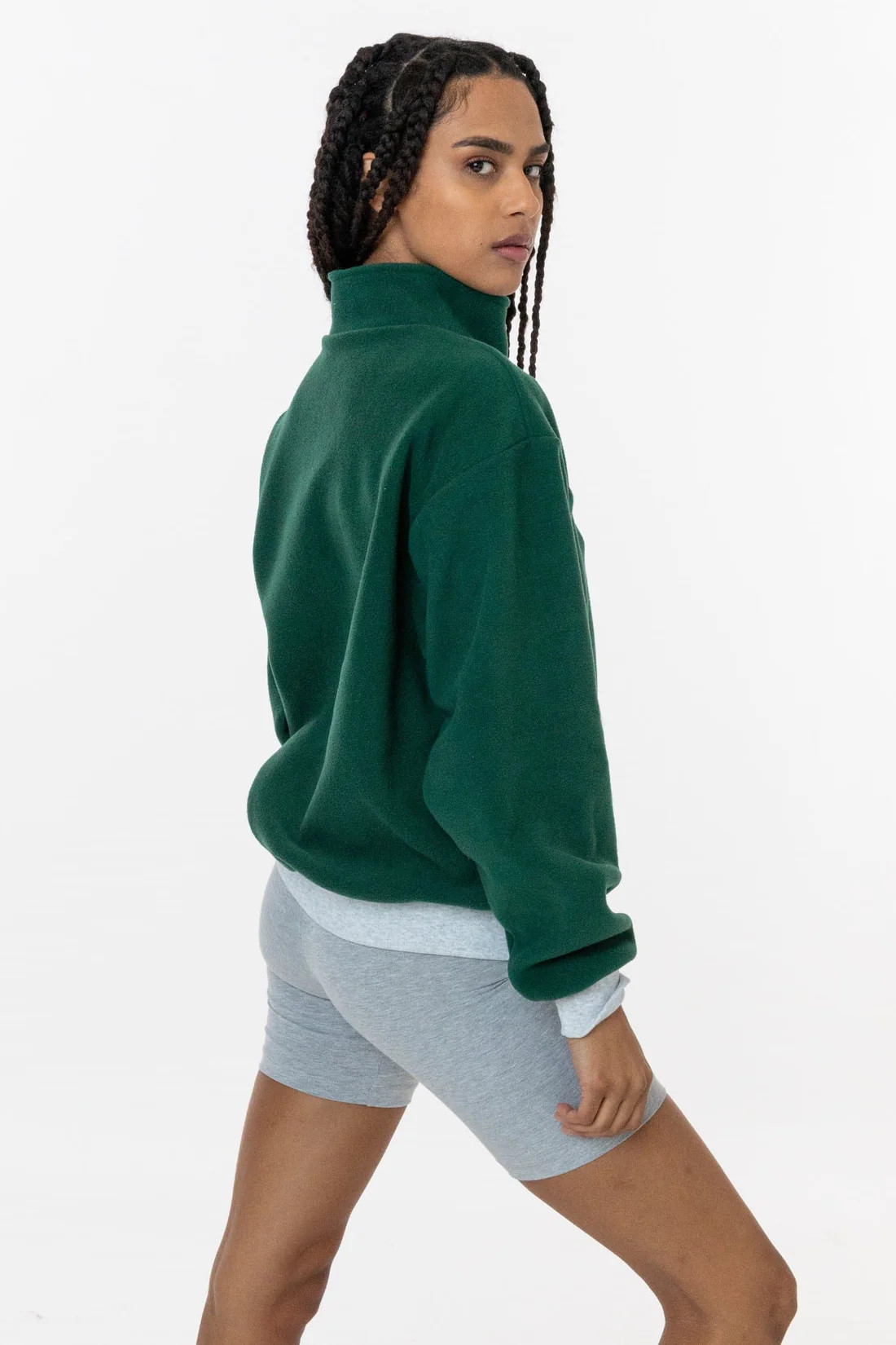 PF408 Mix - Polar Fleece Half Zip Pullover | Los Angeles Apparel