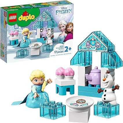 LEGO DUPLO Disney Frozen Toy Featuring Elsa and Olaf's Tea Party 10920 Disney Frozen Gift for Kid... | Amazon (US)