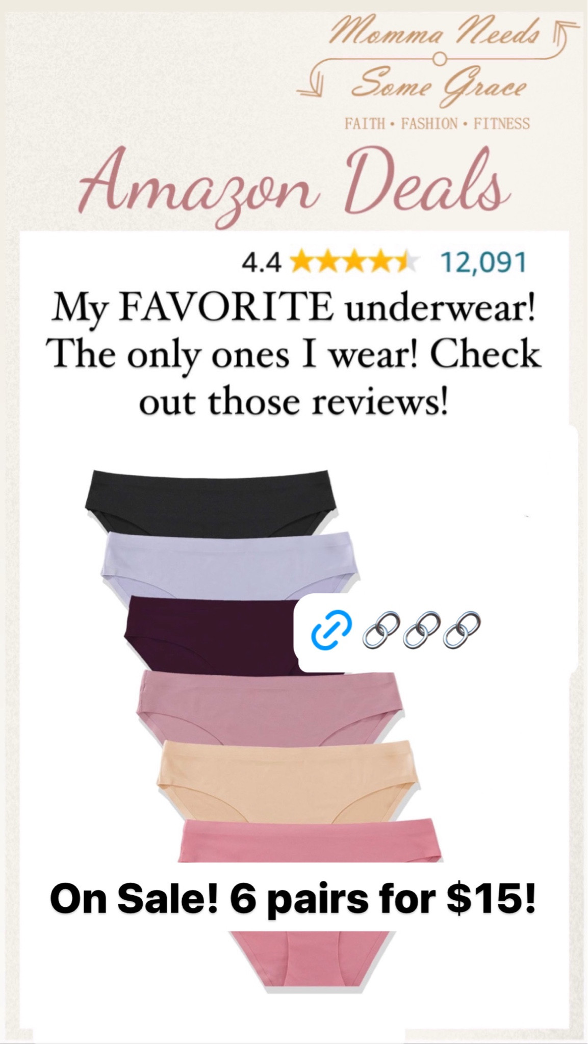 My favorite Amazon underwear on sale today! 

#LTKFindsUnder100 #LTKSeasonal #LTKSaleAlert