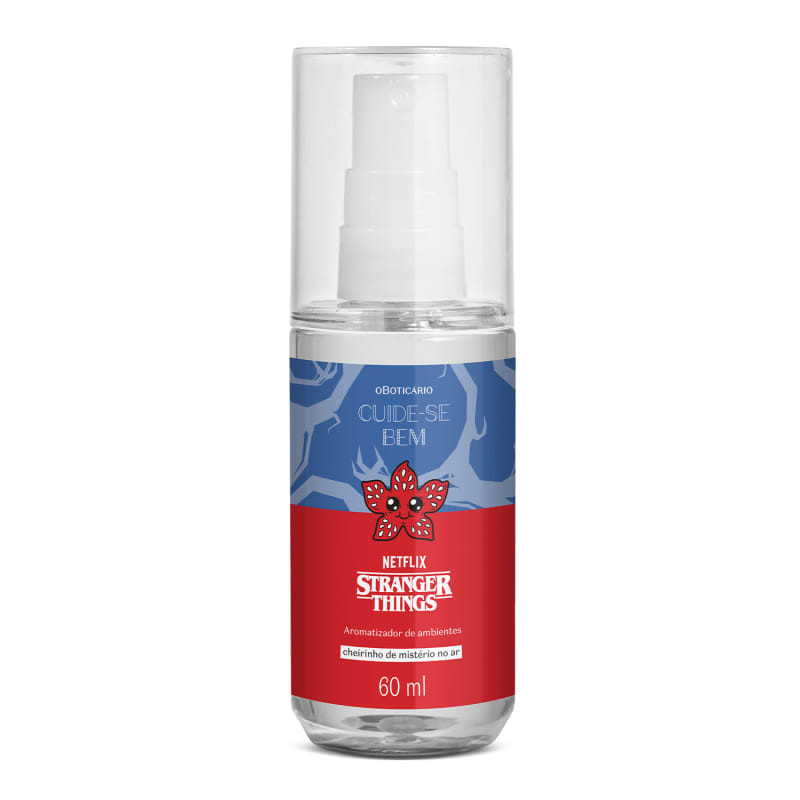Aromatizador de Ambiente Cheirinho de Mistério no Ar Cuide-se Bem Stranger Things 60ml | O Botic... | oBoticario (BR)