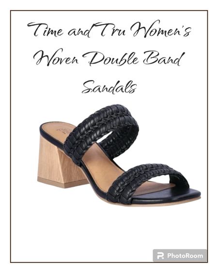 Time and tru black sandal. 

#sandal

#LTKfindsunder50 #LTKshoecrush