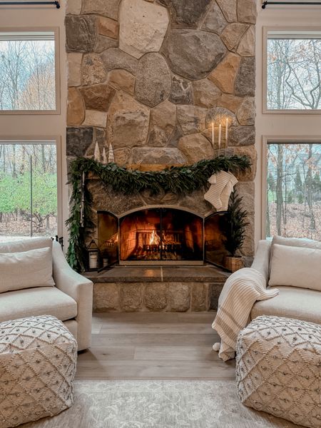 The coziest, neutral Christmas fireplace mantel decor all from @Target! #TargetPartner #Target #AD

#LTKhome #LTKHoliday #LTKSeasonal