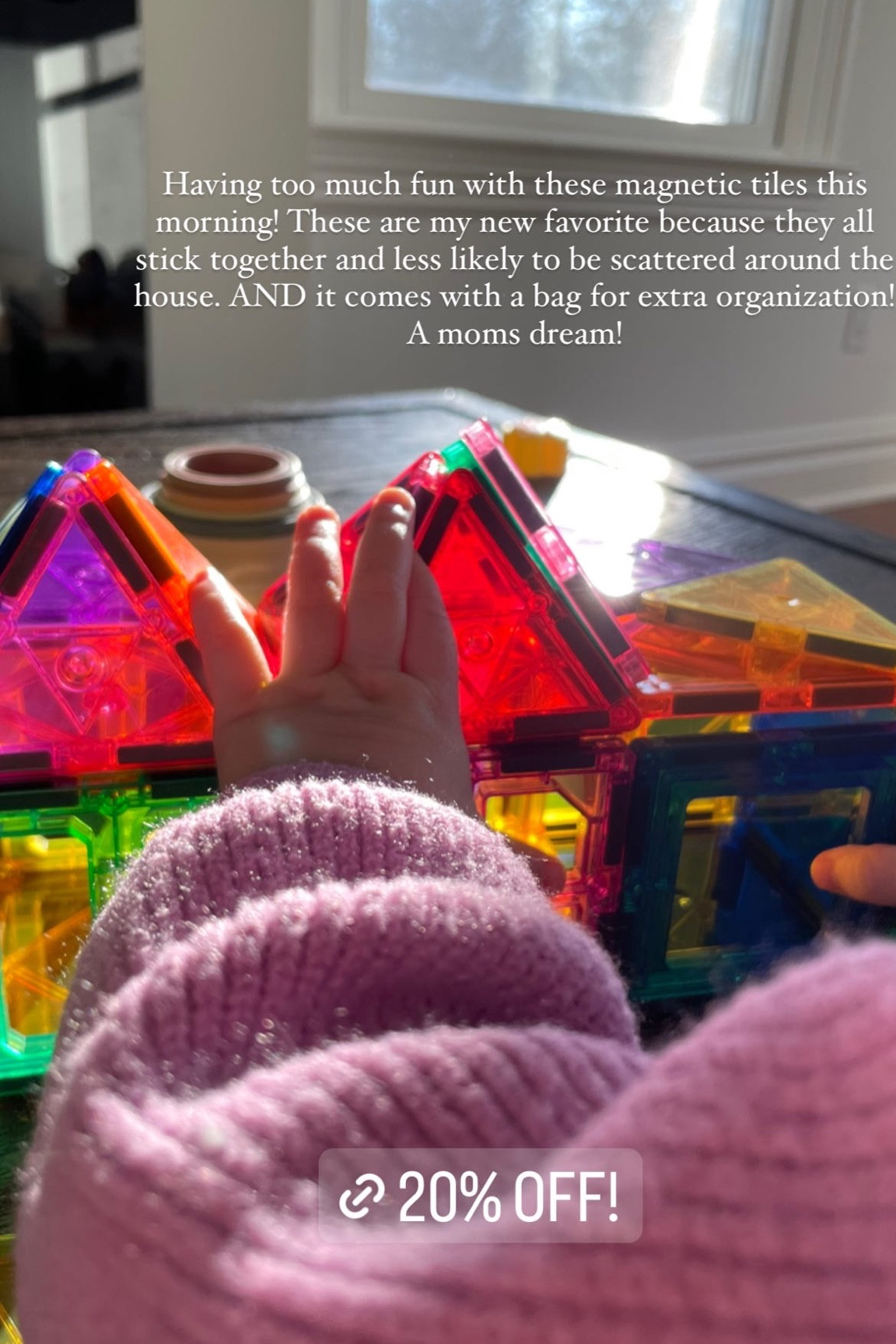 Our new favorite toy- magnetic, mess free and comes with an organization bag! This is on sale for only $21! My 18 month old toddler really loves these! Definitely fit for kids younger than 3-4!! 

#LTKsalealert #LTKkids #LTKunder50