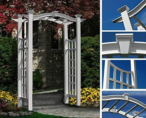 Vita Florence 49"W x 94"H Vinyl Arbor | Amazon (US)