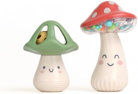 Itzy Ritzy Mini Maracas Musical Rattle Toy – Sensory Baby Toy with Rattle Beads & Jingle Ball f... | Amazon (US)