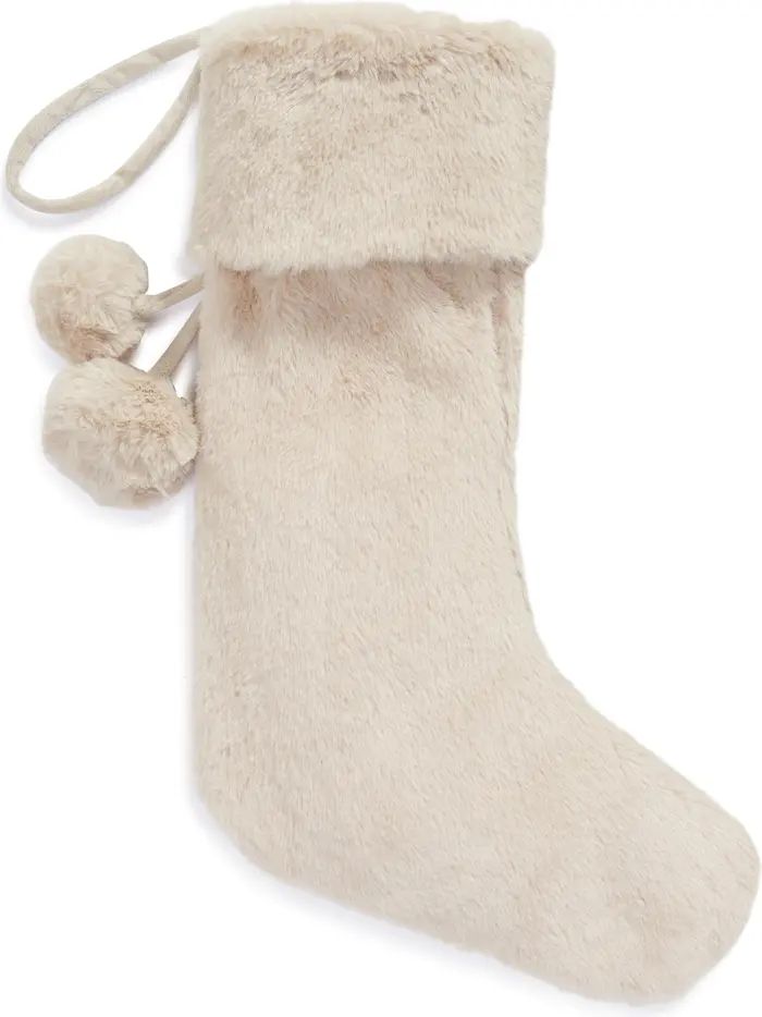 Nordstrom Recycled Faux Fur Holiday Stocking | Nordstrom | Nordstrom