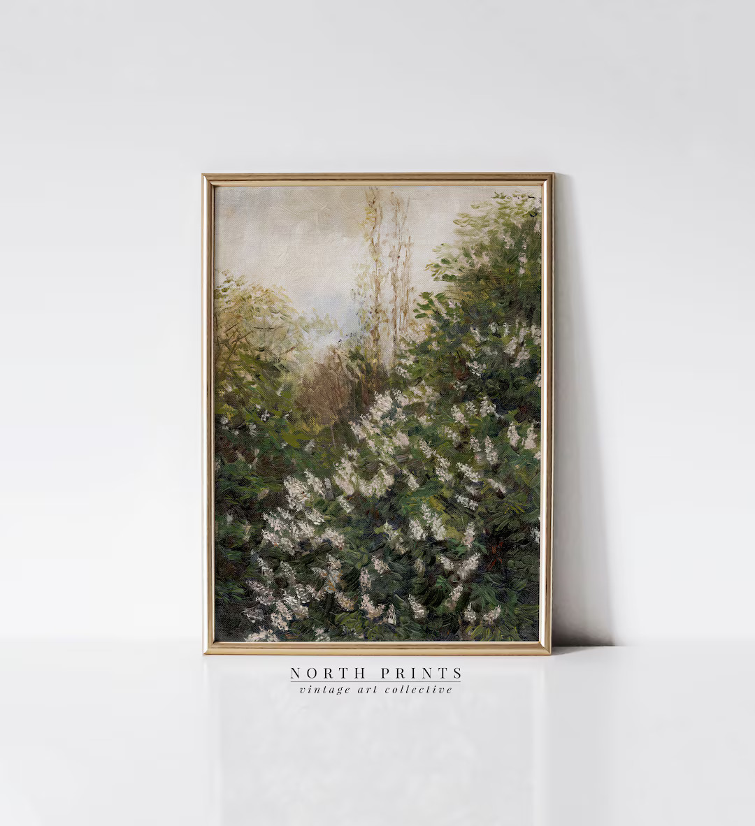 Spring Farmhouse Print | Country Lilac Tree Vintage Oil Painting | PRINTABLE #467 | Etsy (US)