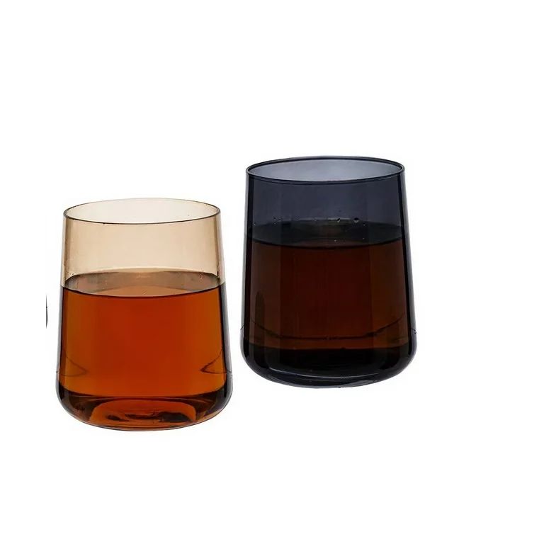Better Homes & Gardens Amber Color Glass Old Fashioned Glass | Walmart (US)