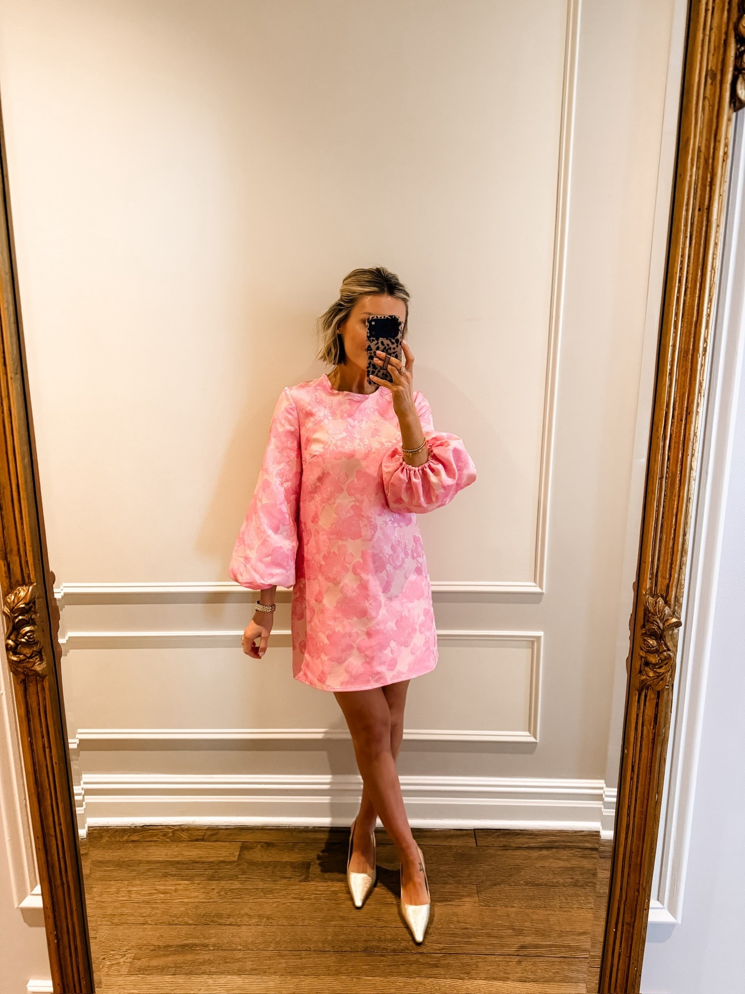 This pink dress would be perfect for a spring wedding! I love the sleeves! This would also be sweet if you’re expecting a girl and needed a dress for your baby shower! Wearing an XS!

Loverly Grey, Tuckernuck, cocktail dress, wedding guest dress, baby shower dress, spring event dress 

#LTKSeasonal