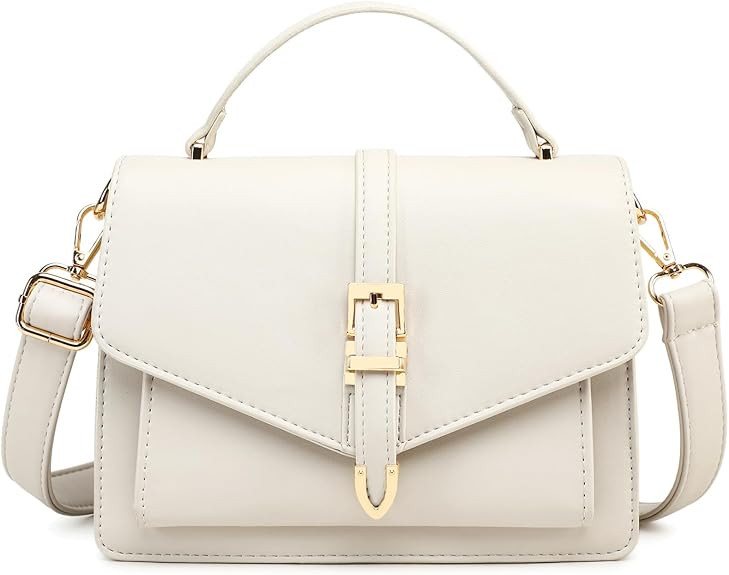 Travistar Crossbody Bags for Women - Small Cross Body Purse Leather Top-handle Handbags Trendy Sh... | Amazon (US)