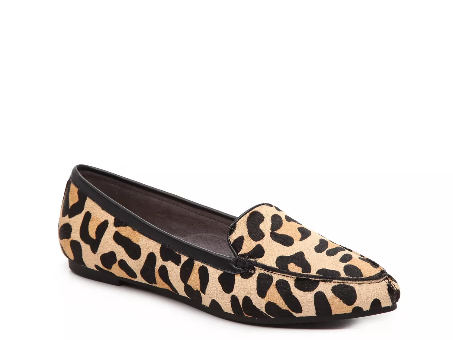 Kelly & Katie Jordi Loafer - Women's - Tan/Black Leopard Print Calf Hair - Size 7 | DSW
