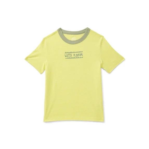 Wonder Nation Little Boys Graphic Ringer Tee with Short Sleeves, Sizes 4-10 | Walmart (US)