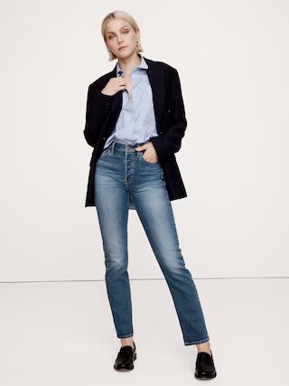 High-Rise Straight Jean | Banana Republic (US)