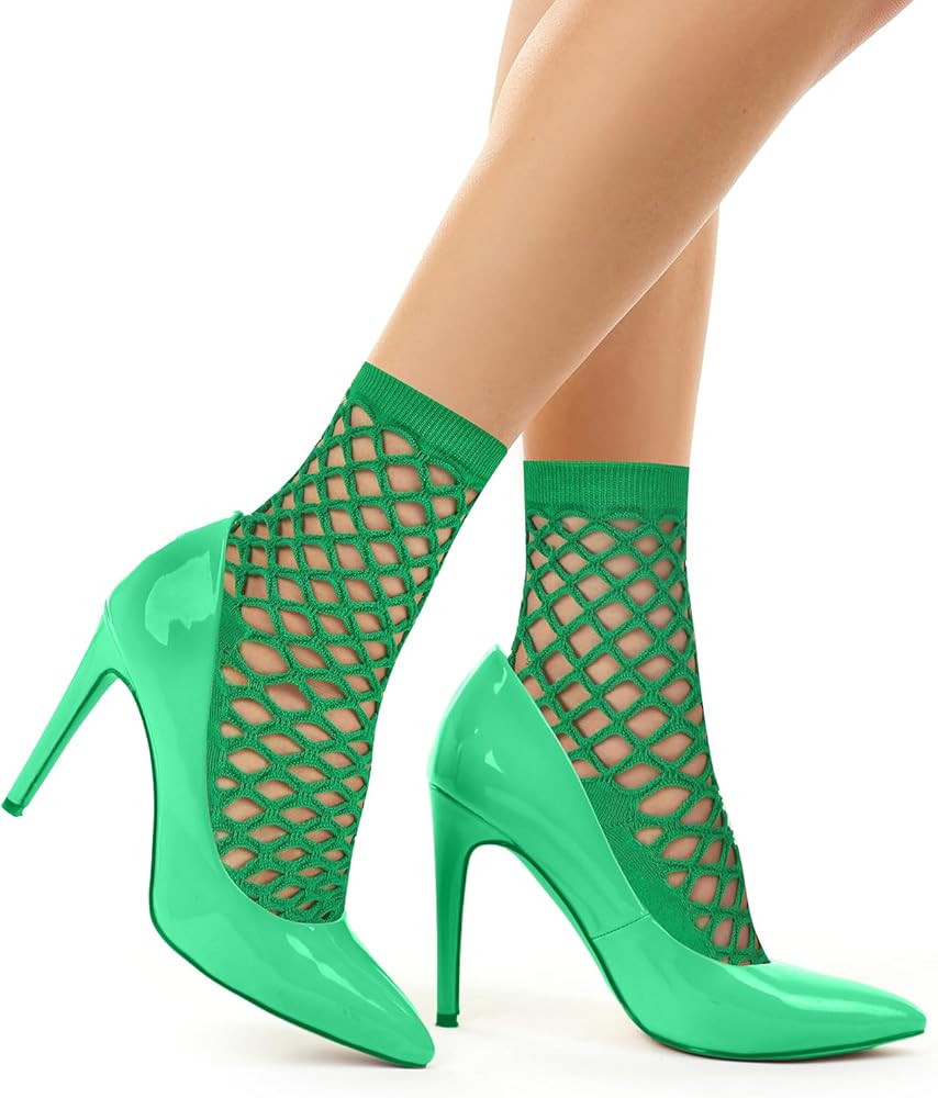 Benefeet Sox Womens Fishnet Ankle Socks Funny Crazy Novelty Hollow Out Mesh Net Athletic Cotton D... | Amazon (US)