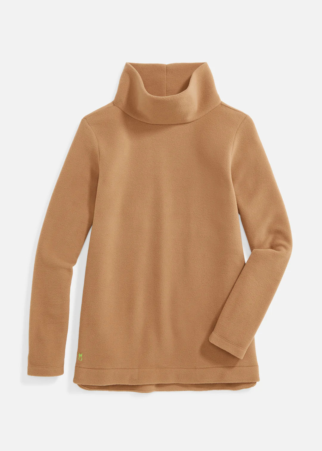 Millbrook Turtleneck in Vello Fleece (Camel) | Dudley Stephens