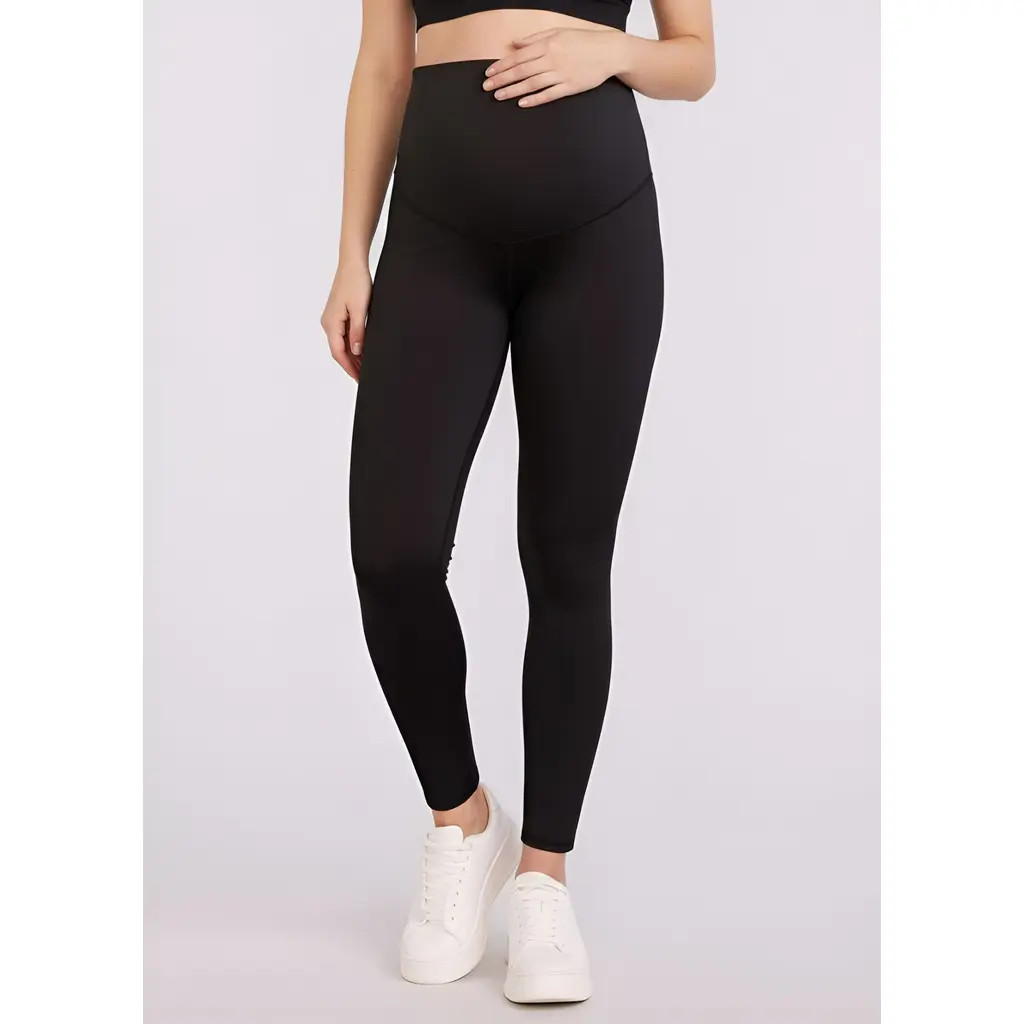 MOTHERHOOD MATERNITY Active Over the Belly Maternity Leggings in Black at Nordstrom, Size X-Small | Nordstrom