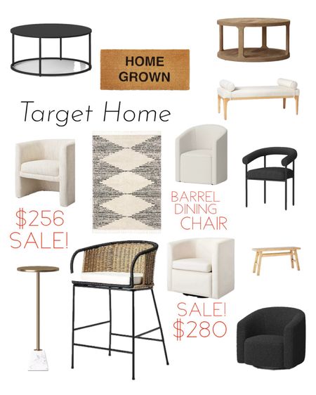 @target home sale and favorite finds rugs coffee tables bar stools swivel chairs dining chairs benches and more 

#LTKSaleAlert #LTKHome