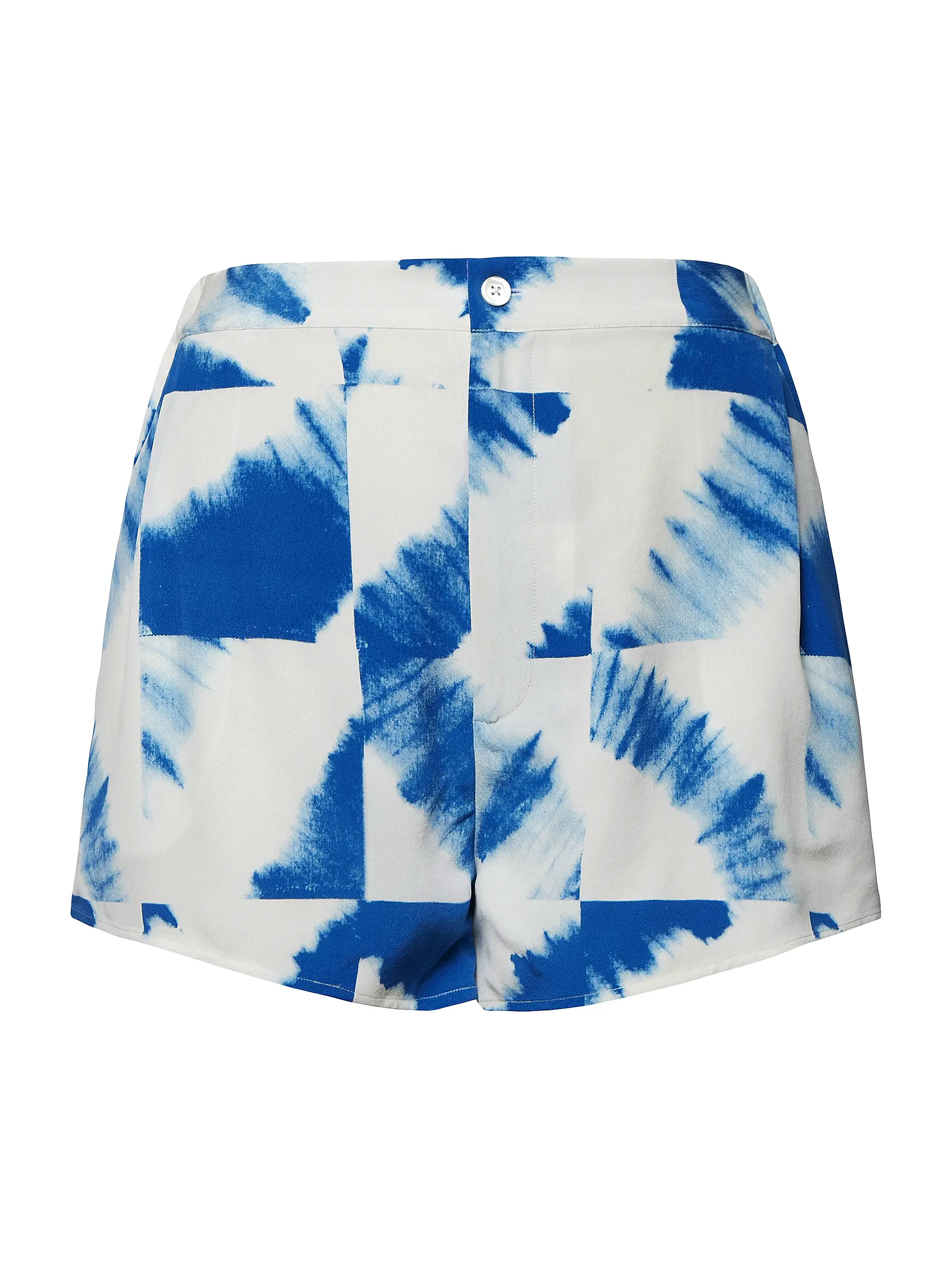 Sloane Tie-Dye Grid Shorts | Saks Fifth Avenue