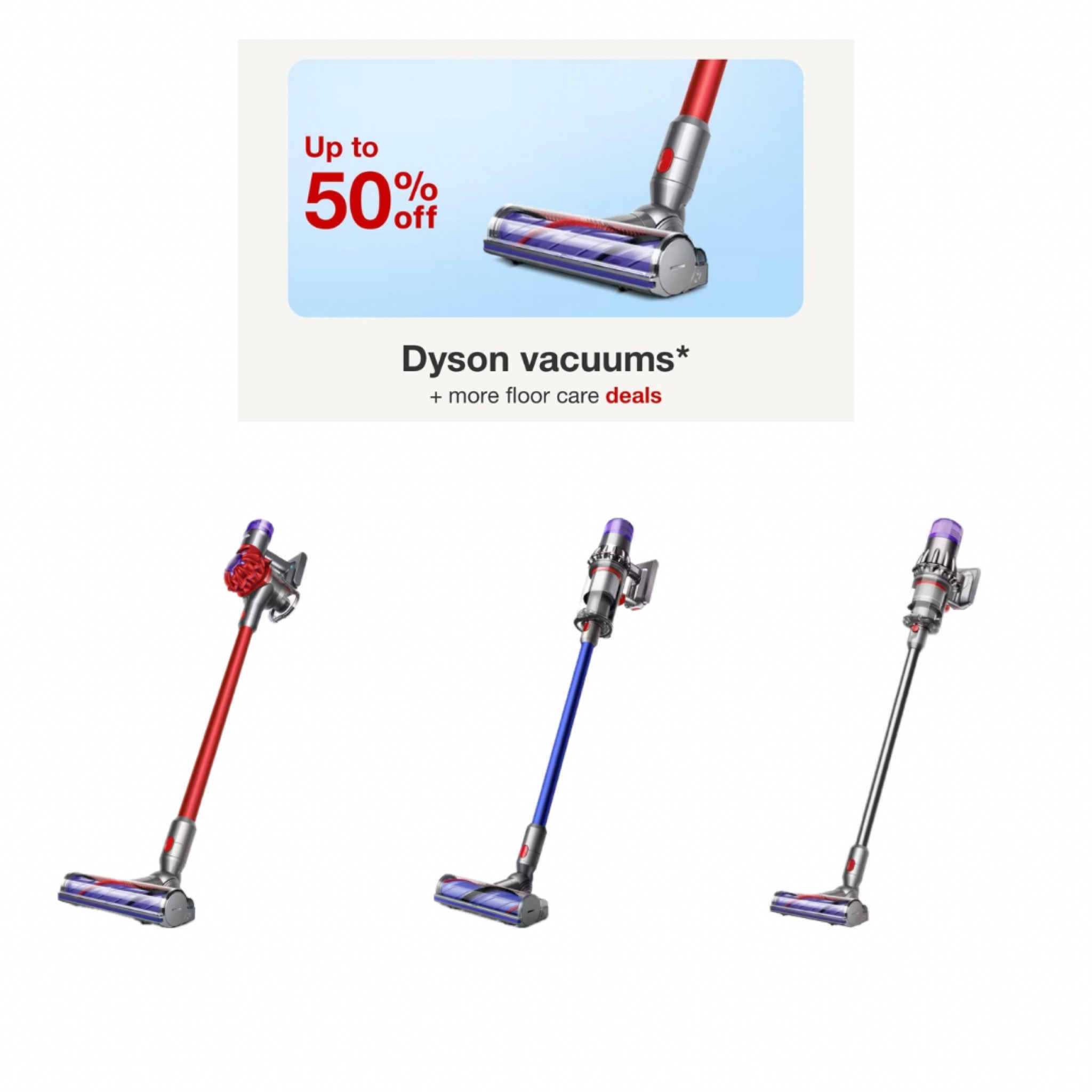 Up to 50% off Dyson Vacuums

Vacuums, Deals, Sale Alert 

#LTKCyberWeek #LTKSaleAlert #LTKGiftGuide