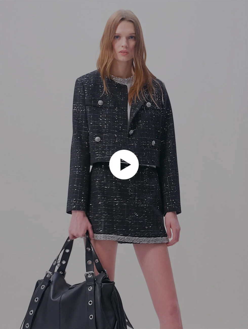 Short tweed jacket | Maje US | Maje US