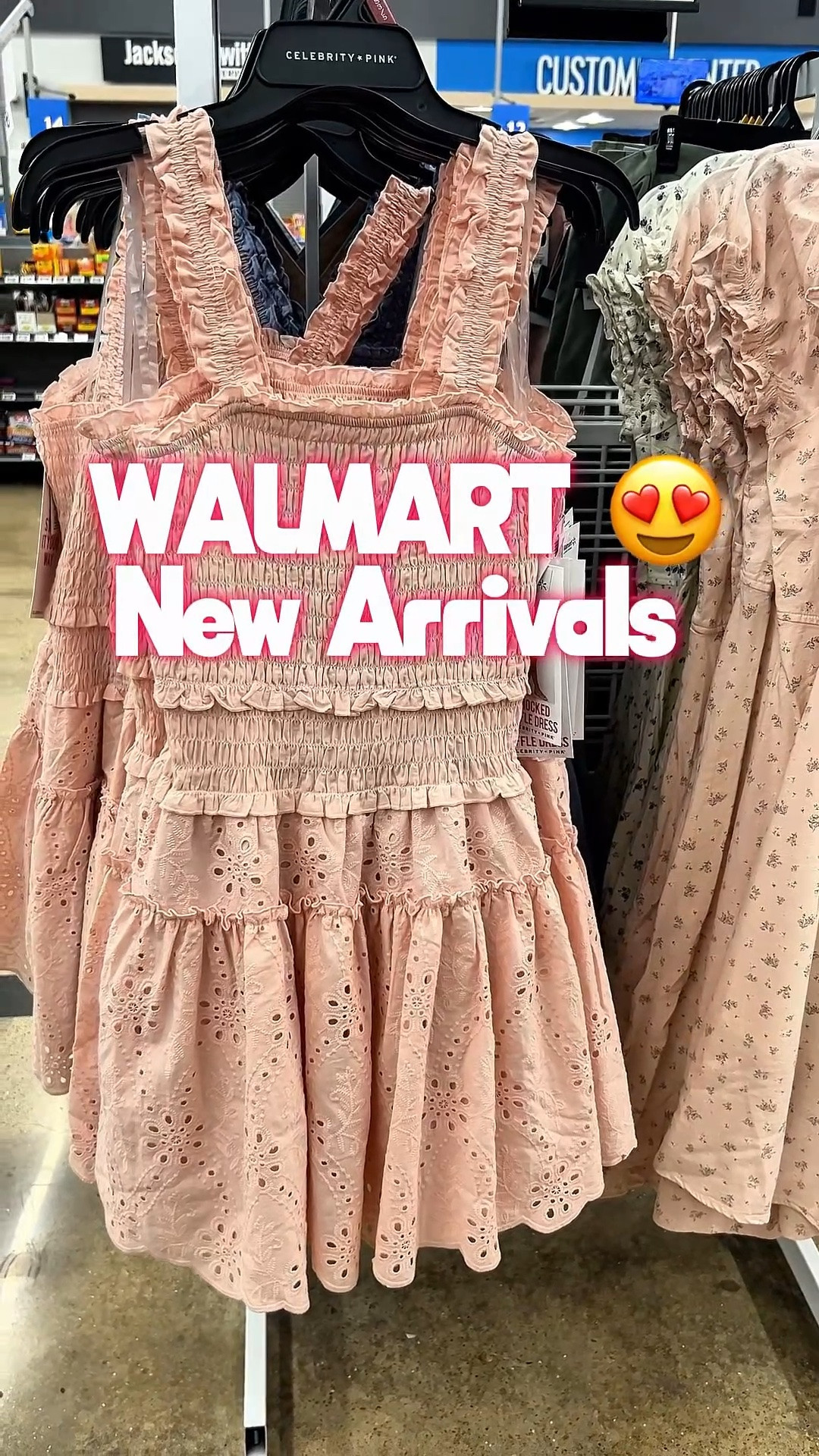 Celebrity pink smocked ruffle mini dress at Walmart #walmartpartner #summerfashion

#LTKootd #LTKvlog