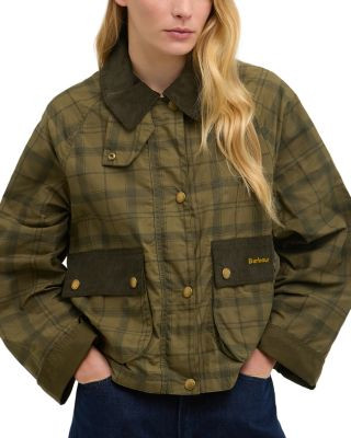Barbour Tartan Cropped Beadnell Casual Jacket | Bloomingdale's (US)